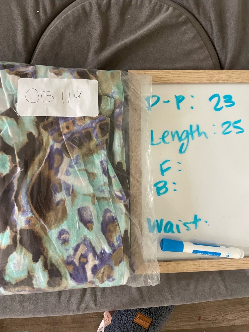 Chico's Aqua Multi Open-Front Printed Jacket - Picture 5 of 5